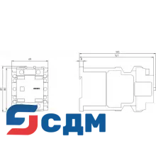 3TC4417-0AY80-0AD8 Контактор 3T с расширенной областью работы 0.7 до 1.25 Us