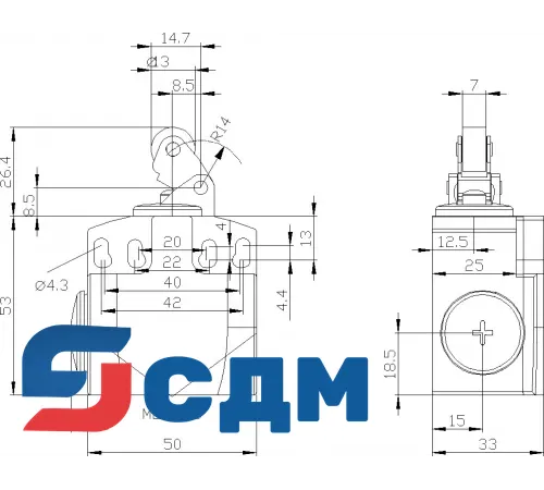 3SE5242-0HE10 Корпуса шириной 50 мм