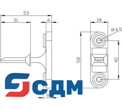 3SE5000-0AV02 Корпуса шириной 31 мм в соответствии с EN 50047