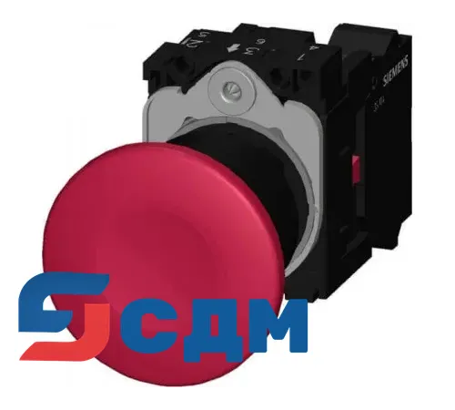 3SU1100-1BA20-3CA0 Кнопка грибовидная