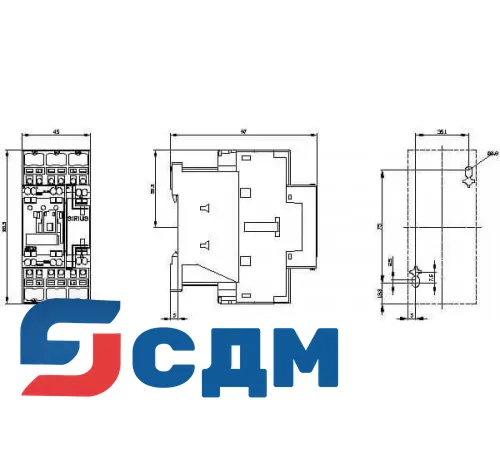 Контактор Siemens 3RT2025-2AC20