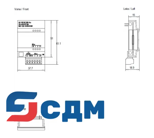 6ES7222-1BD30-0XB0 Программируемый контроллер