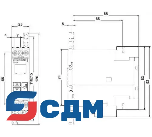 3UG4631-1AA30 Контроль трехфазного напряжения