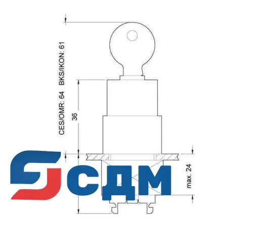 3SB3000-3AH11 Замок