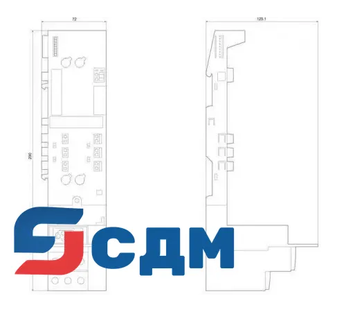 3RK1903-3AC00 Фидер нагрузки F-DS1e-x и F-RS1e-x для ET 200S