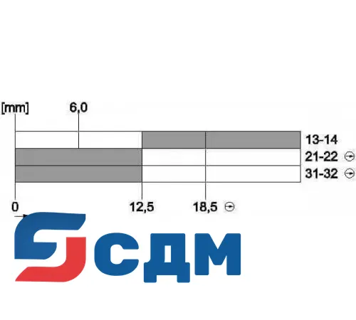 3SE5232-0LE10-1AY0 Корпуса шириной 31 мм в соответствии с EN 50047