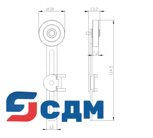 3SE5000-0AA55 Корпуса шириной 31 мм в соответствии с EN 50047