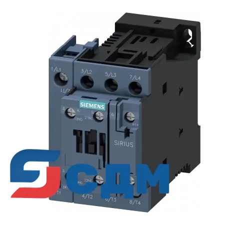 3RT2326-1BM40 Контактор для омических нагрузок SIRIUS 3RT23 (AC-1), 4-p., 4S, 18 ... 50 A