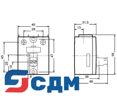 3RF2090-1AA04 Твердотельное реле Siemens