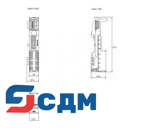 6ES7193-6BP20-2BB0 Базовый блок
