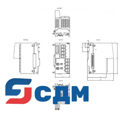 6GK5408-0PA00-8AP2 Управляемый коммутатор SCALANCE XM-400