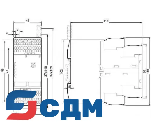 Реле безопасности Siemens 3TK2825-2AJ20