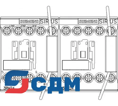 Вспомогательный контактор Siemens 3RH2422-1LF40-0LA0
