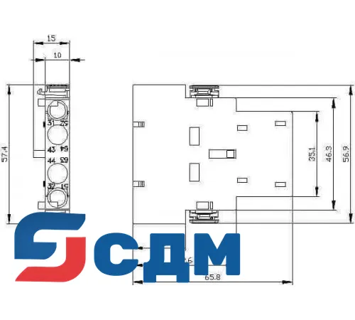 Вспомогательный контактор Siemens 3RH2921-1DA11