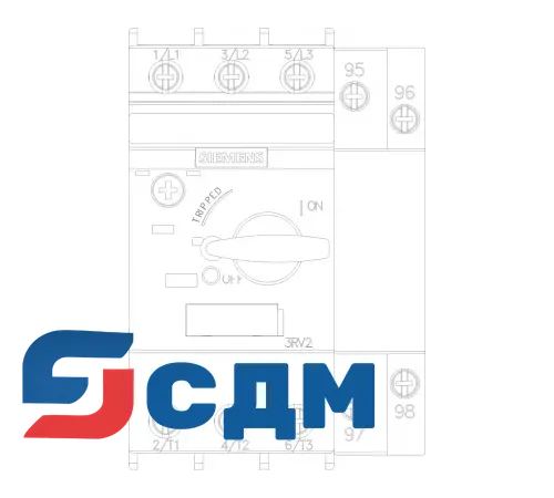 3RV2111-1AA10 Для защиты электродвигателей с функцией реле перегрузки