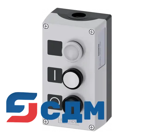 3SU1803-0AC00-2AB1 Кнопка и индикаторные лампы в корпусе