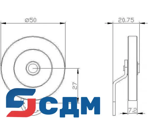 3SE5000-0AA07 Корпуса шириной 40 мм в соответствии с EN 50041