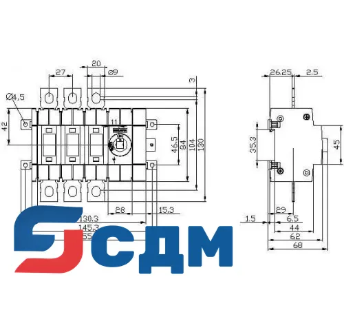 3KD3234-0NE40-0 Базовый блок
