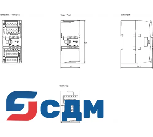 6ES7222-1HH32-0XB0 Программируемый контроллер