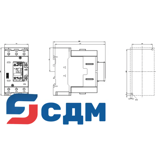 3RT2046-1AP00 Контактор SIRIUS 3RT20, 3-полюсные, до 18,5 кВт