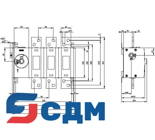3KD5034-0RE10-0 Выключатель-разъединитель SENTRON
