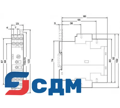 Siemens 3RP1505-1AA40 — Реле времени