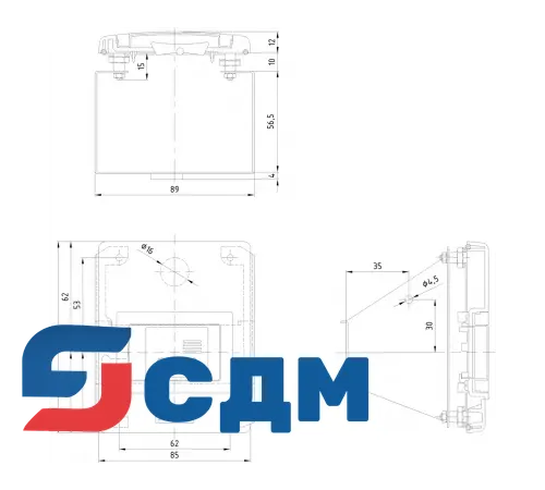 3RV1913-4C Корпуса и передние пластины