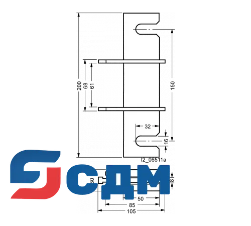 3NG1503 Держатели для плавких вставок LV HRC