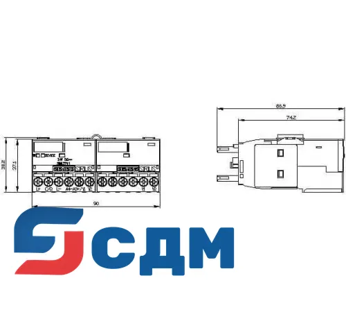 3RA2711-1BA00 Функциональные модули для установки на контакторы SIRIUS 3RT2