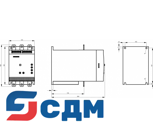 Siemens 3RW4056-6BB45 Устройство плавного пуска