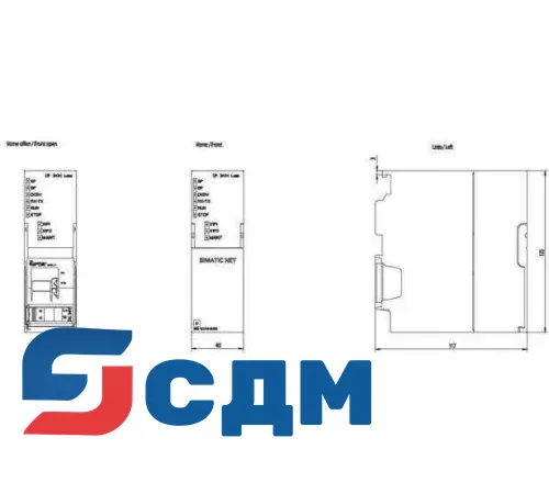 Siemens 6GK7343-1CX10-0XE0 Программируемый контроллер