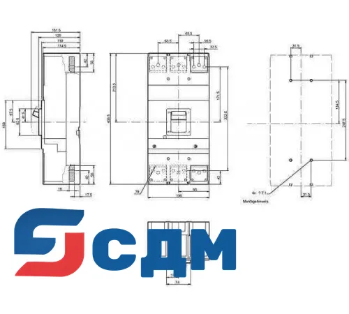 3VL6780-2DE36-.... автоматический выключатель 3 полюсный