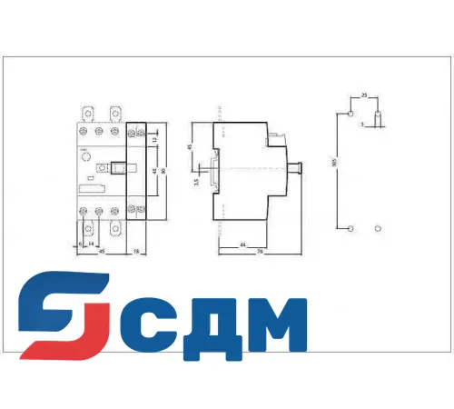 3RV1901-2C Навесные принадлежности