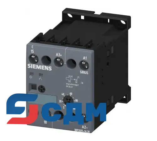 3RP2025-1AQ30 Реле времени SIRIUS шириной 45 мм