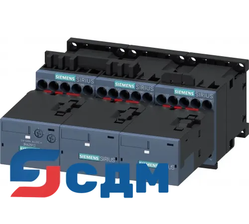 3RA2416-8XF31-1AB0 Контакторные сборки для пуска асинхронных двигателей переключением со звезды на треугольник SIRIUS 3RA24