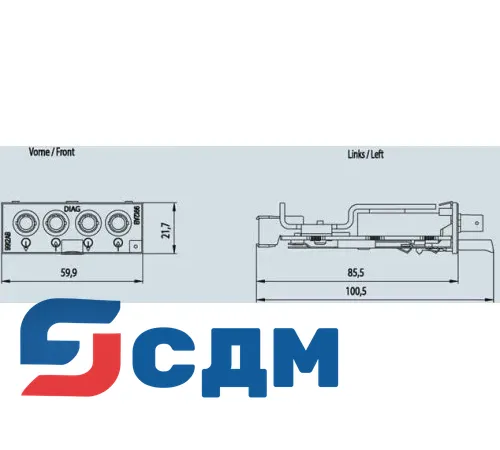 6GK5991-2AB01-8AA0 Конвертирующий модуль для SCALANCE X-300