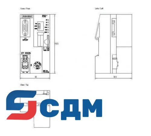 6ES7151-7FA21-0AB0 Интерфейсный модуль IM151-7 F-CPU