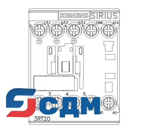 Контактор Siemens 3RT2016-1BB41-0CC0