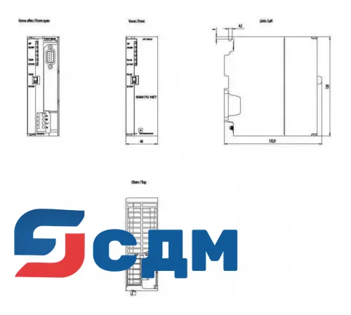 Siemens 6GK7342-5DA03-0XE0 Программируемый контроллер