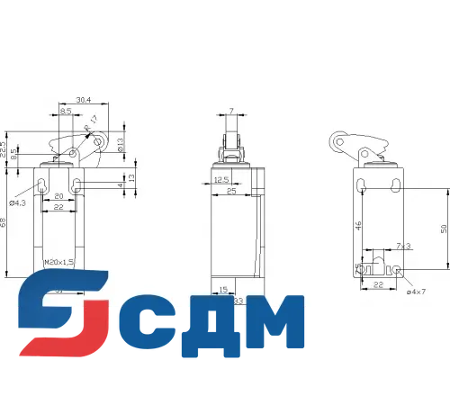3SE5212-0CF10 Ширина корпуса 31 мм согласно EN 50047