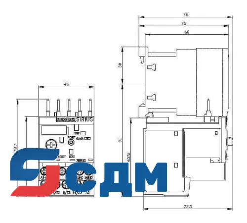 3RB3016-1RB0 3RB30, 3RB31 до 40 A для стандартных применений