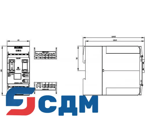 3SK2122-1AA10 SIRIUS 3SK2 basic units