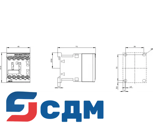 Контактор Siemens 3RT2015-1AP01