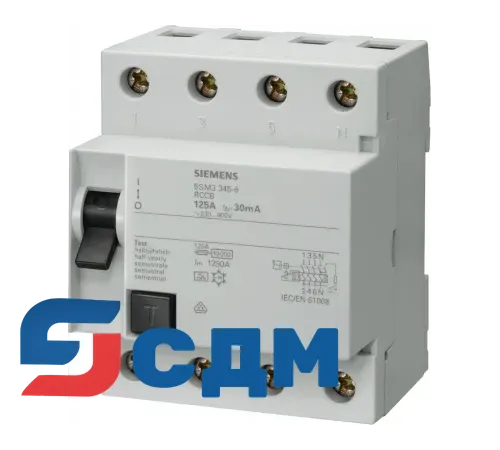 Siemens 5SM3345-6 — Устройства защитного отключения
