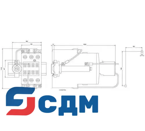 Контактор Siemens 3RT1035-3KJ84-0LA0