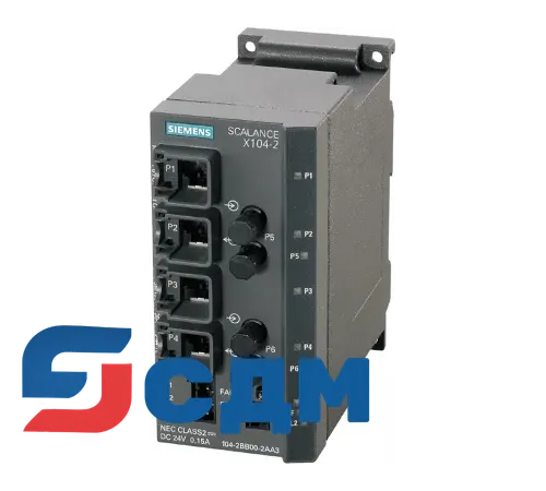 6GK5104-2BB00-2AA3 Неуправляемые коммутаторы SCALANCE X-100
