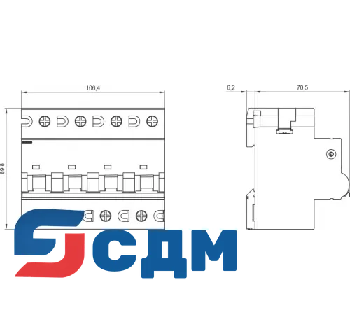 5SP4480-6 Автоматический выключатель