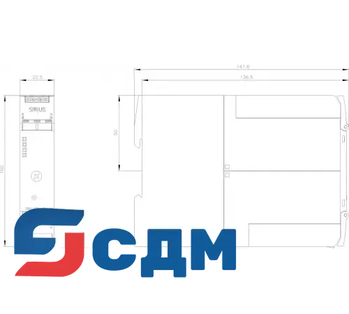 3RM1302-3AA14 SIRIUS 3RM1 пускатель двигателя