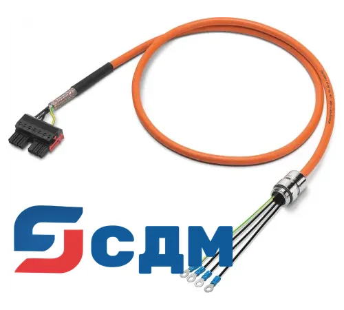 6FX80.2-5CP17-.... Силовой кабель для двигателей 1PH8 с терминальной коробкой