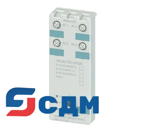 3RK1207-3BQ44-0AA3 Модуль аналогового ввода-вывода К60 с IP67